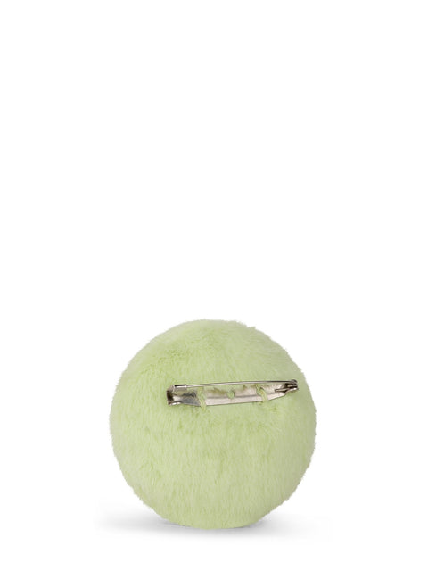 Smiley ECO Fuzzy Brooch in giftbox - 6 cm -  2,5 | Lime (not ECO)