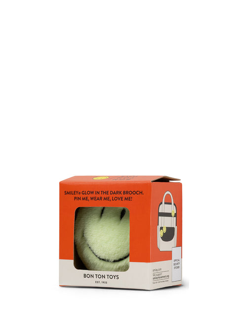 Smiley ECO Fuzzy Brooch in giftbox - 6 cm -  2,5 | Lime (not ECO)