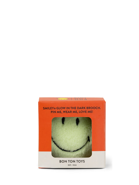 Smiley ECO Fuzzy Brooch in giftbox - 6 cm -  2,5 | Lime (not ECO)
