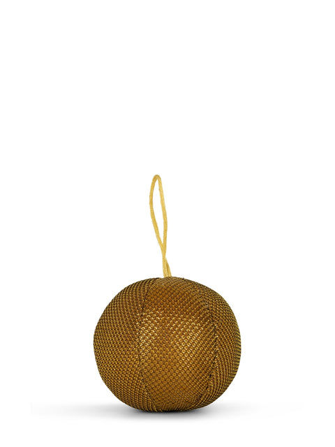 Smiley Christmas Ornament - 7 cm - 3 | Gold