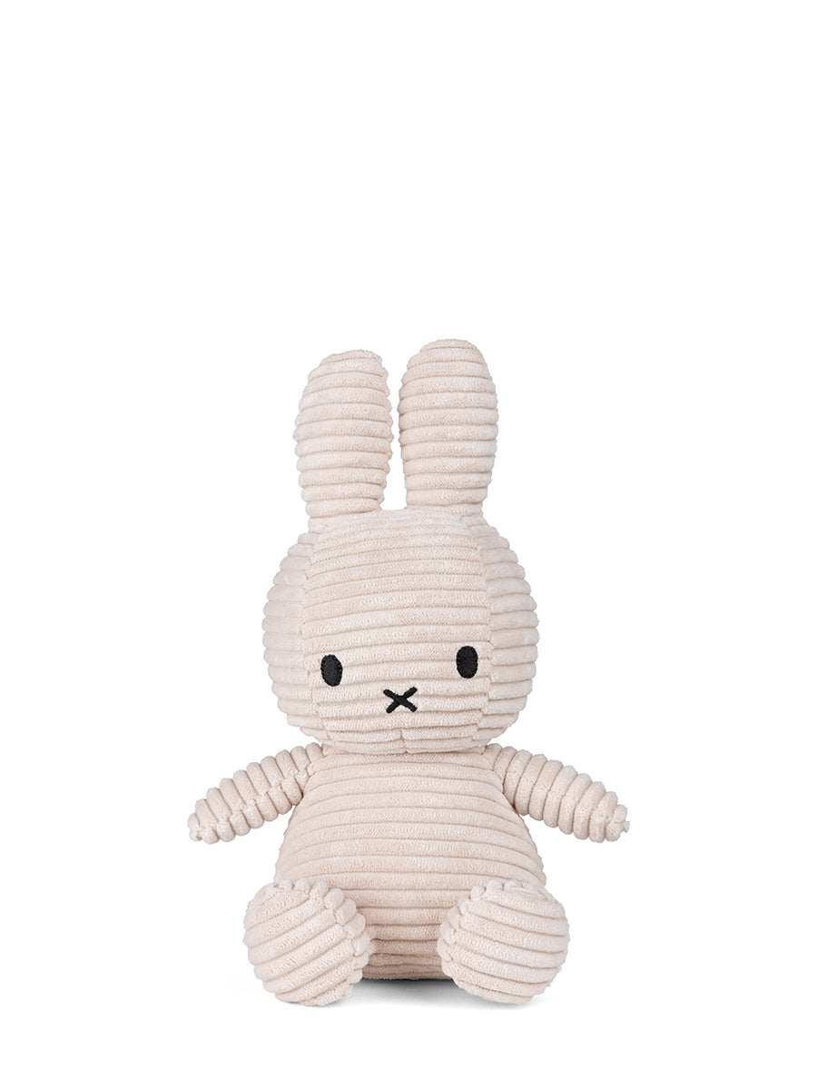 Miffy ECO Corduroy - 23 cm - 9" | Light Stone Grey
