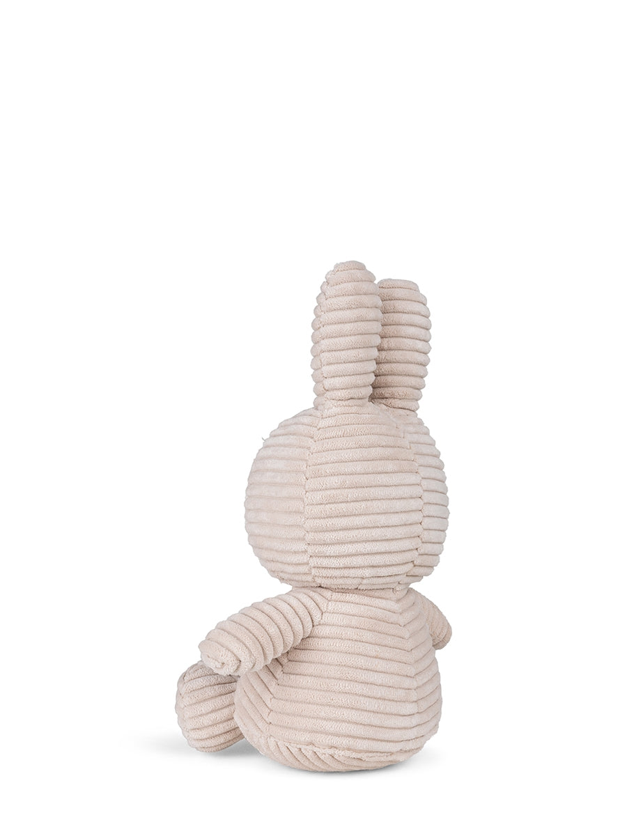 Miffy ECO Corduroy - 23 cm - 9" | Light Stone Grey