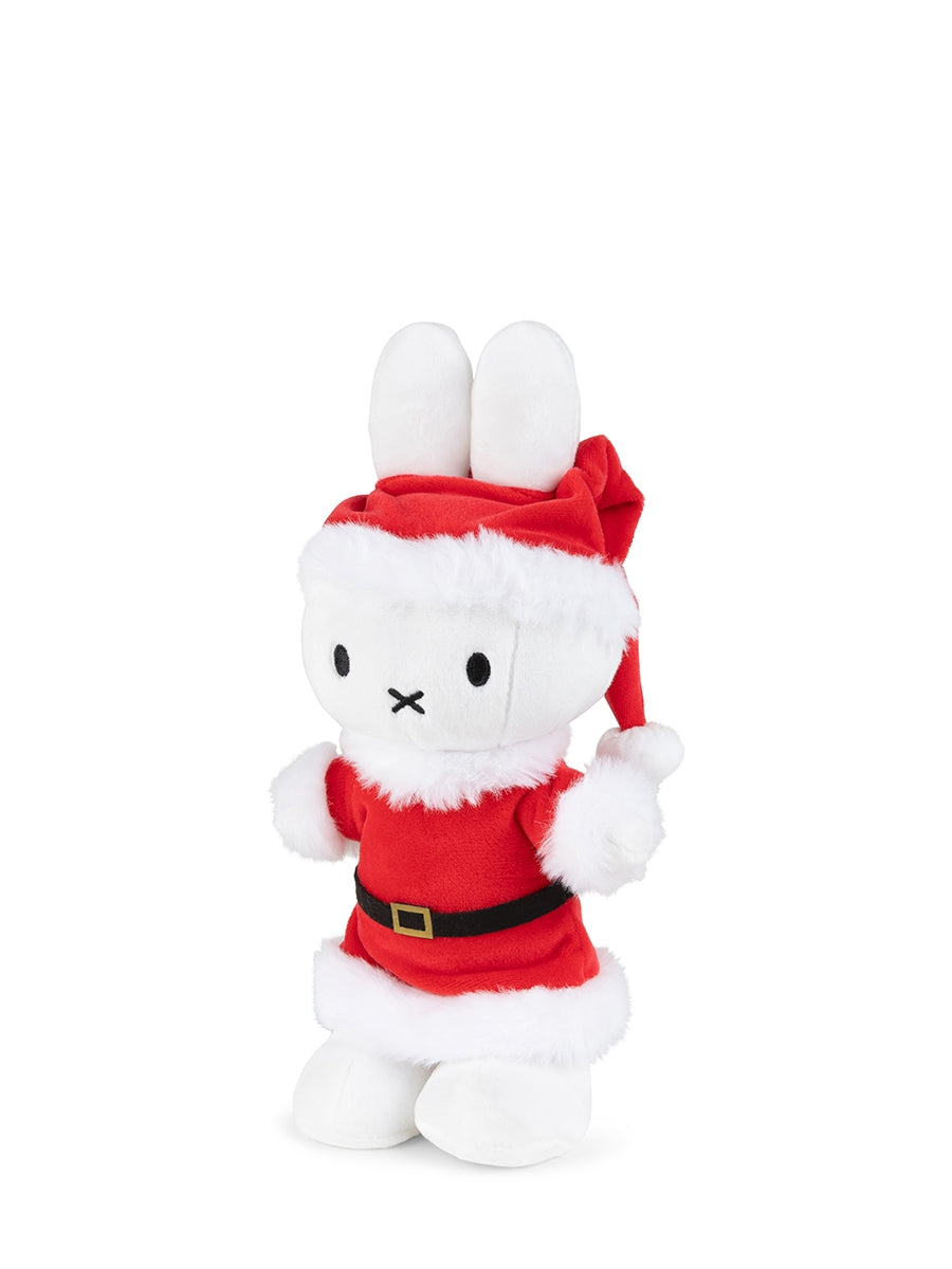 Miffy Standing Santa - 24 cm - 9,5'' | White / Red – Bon Ton Toys
