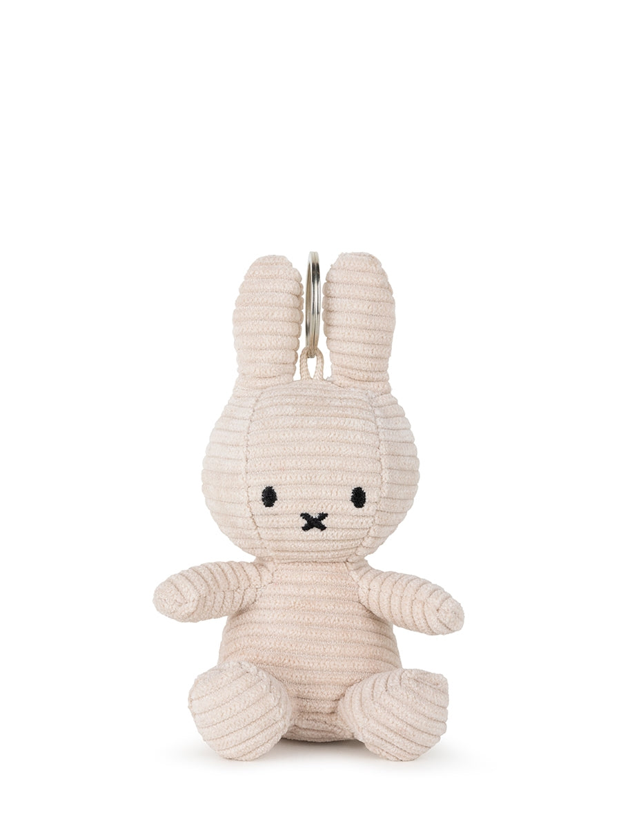 Miffy Schlüsselanhänger ECO Cord 10 cm | Helles Steingrau