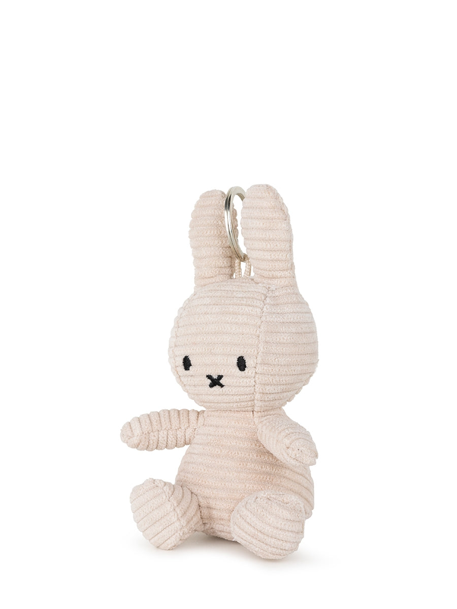 Miffy Schlüsselanhänger ECO Cord 10 cm | Helles Steingrau