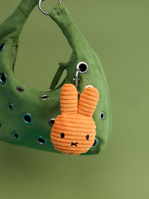 Miffy Flat Keychain ECO Corduroy - 10 cm - 4 | Orange