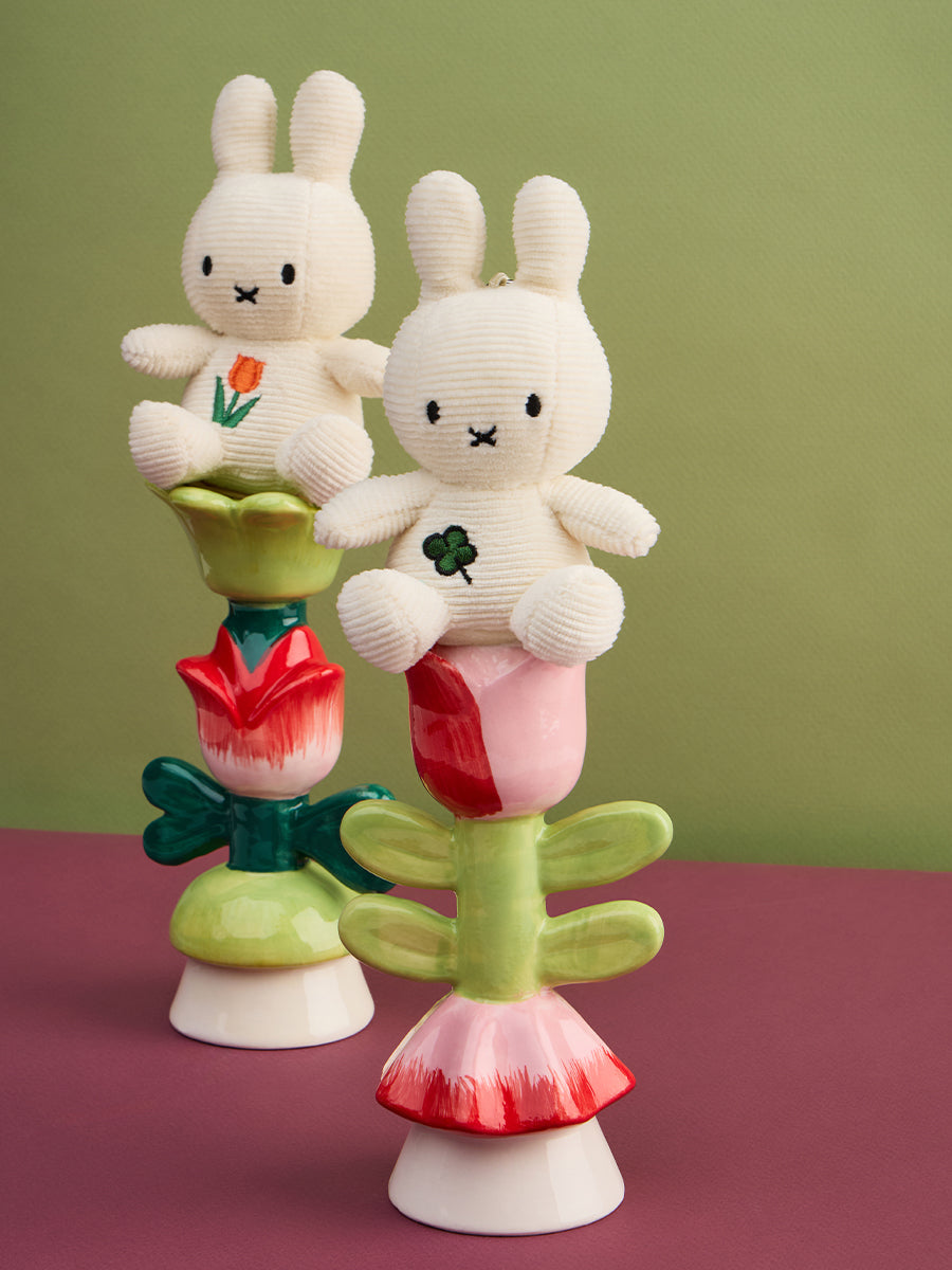Miffy Tulip Keychain Offwhite - 10 cm - 4'' | Offwhite