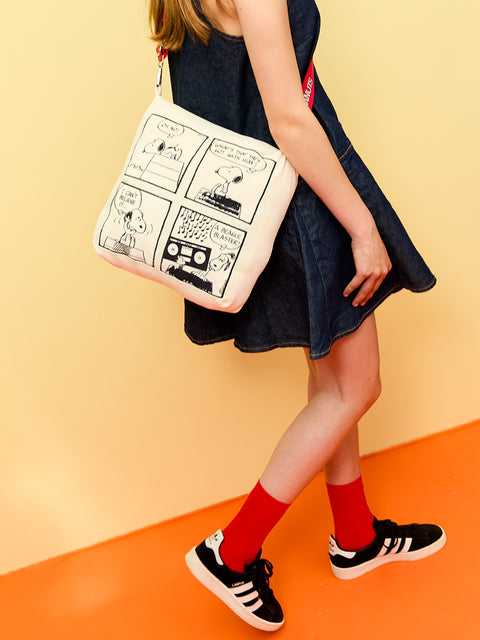 Peanuts Comic Strip Pillow 28 cm- 11 | Offwhite