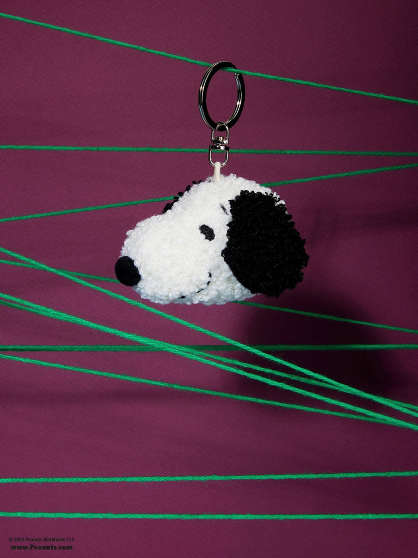 Snoopy Tiny Teddy Keyring in Cream (4.5cm) by Bon Ton Toys main image 1