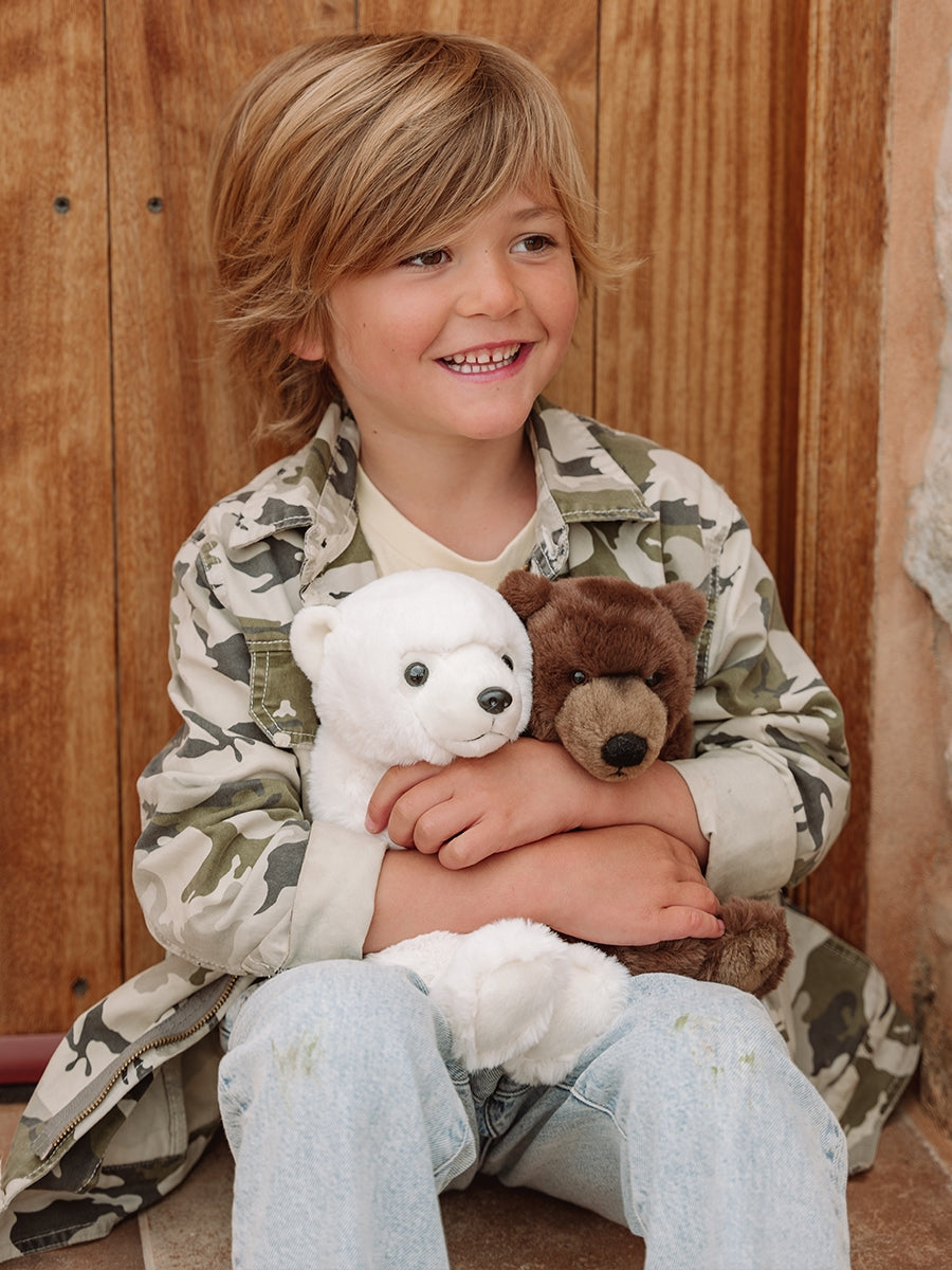 WWF ECO Polar bear sitting 23 cm - 9 | White