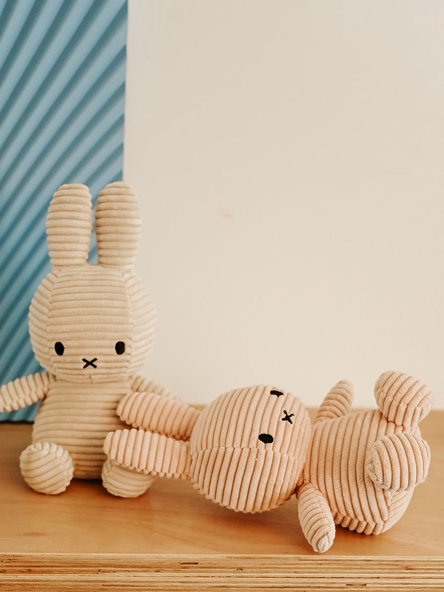 Miffy ECO Corduroy - 23 cm - 9" | Misty Rose