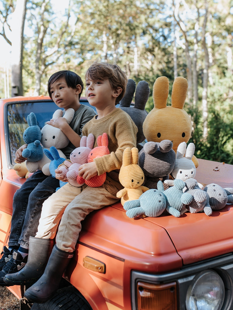 Miffy Corduroy 33 cm - 13'' | Grey – Bon Ton Toys