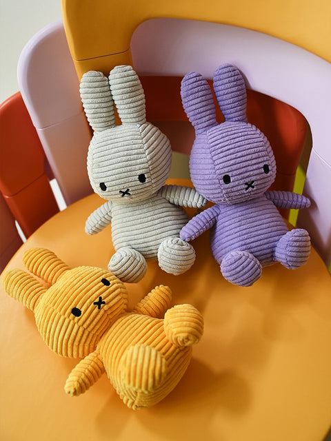 Miffy ECO Corduroy - 23 cm - 9" | Yellow