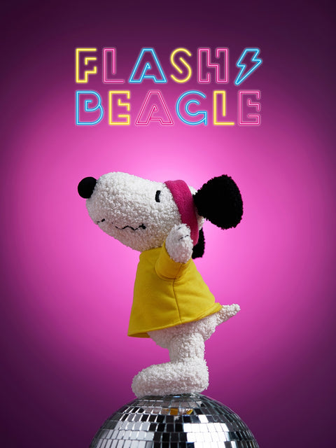 Flashbeagle Cd Snoopy Flashbeagle - 24 cm - 9,5 | Offwhite – Bon Ton Toys