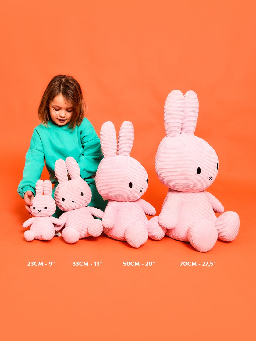 Miffy ECO Corduroy - 23 cm - 9 | Ltd. Edition Dark Purple – Bon