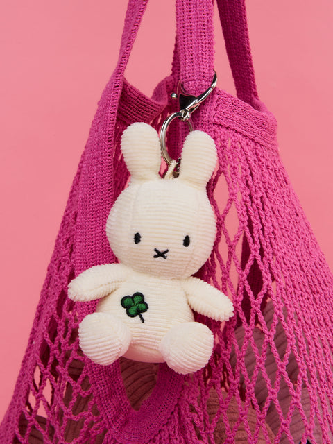 Miffy Four Leaf Clover Keychain Offwhite - 10 cm - 4 | Offwhite