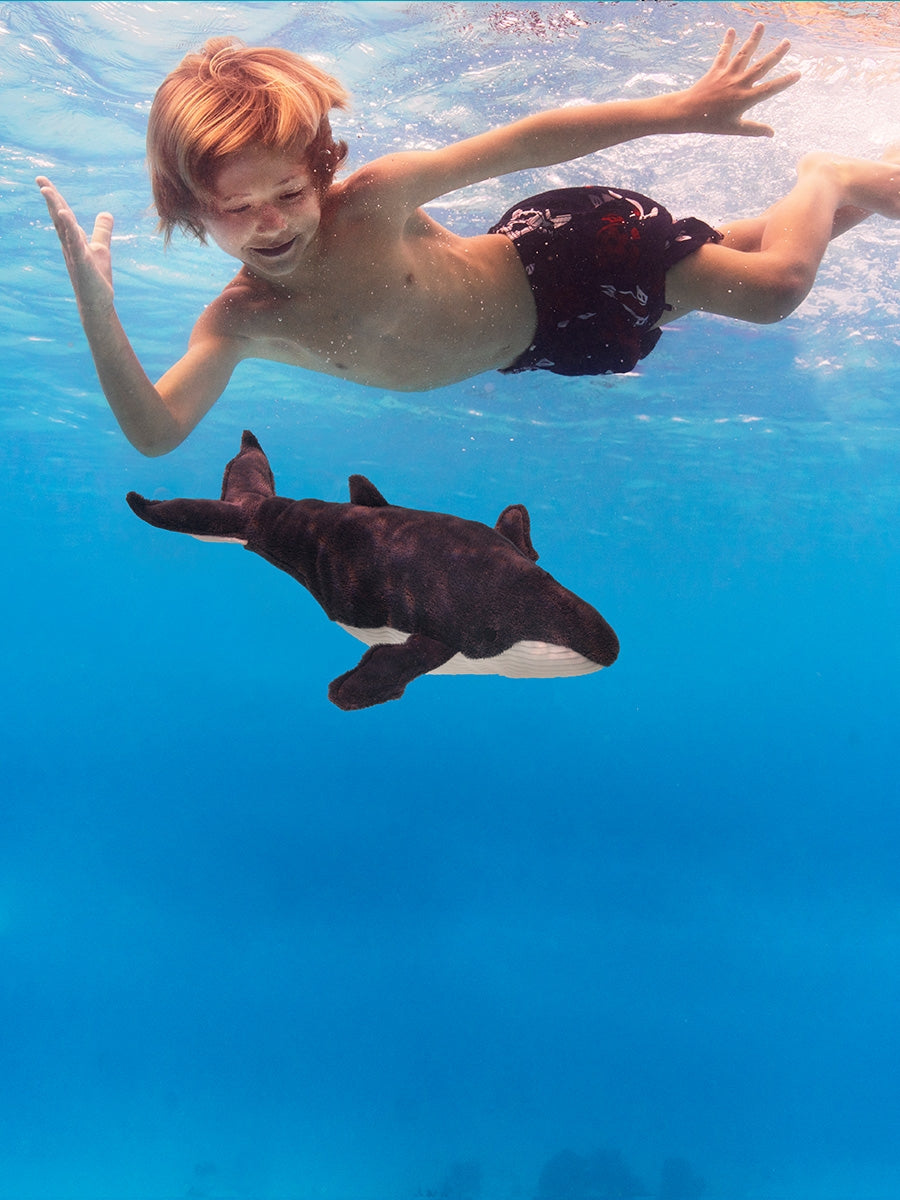 WWF Humpback Whale 33 cm - 13 | Black / dark Blue – Bon Ton Toys