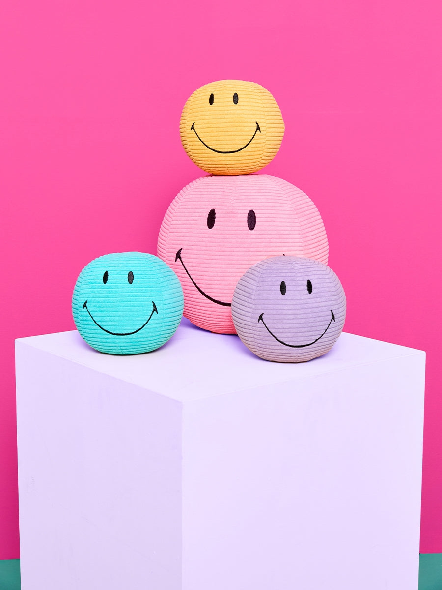 Smiley ECO Corduroy - 23 cm - 9" | Bubblegum Pink