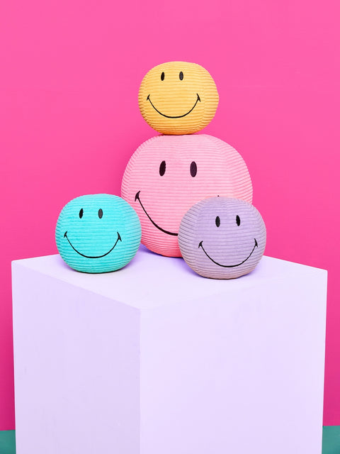 Smiley ECO Corduroy - 23 cm - 9" | Bubblegum Pink