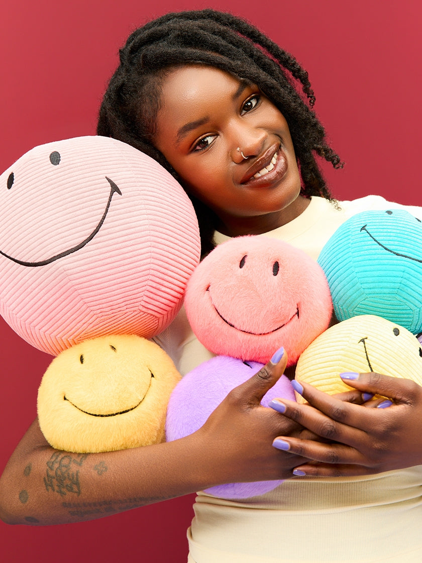 Smiley ECO Fuzzy - 13 cm - 5" | Yellow
