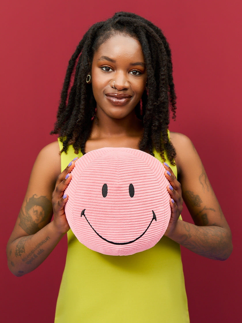 Smiley ECO Corduroy - 23 cm - 9" | Bubblegum Pink