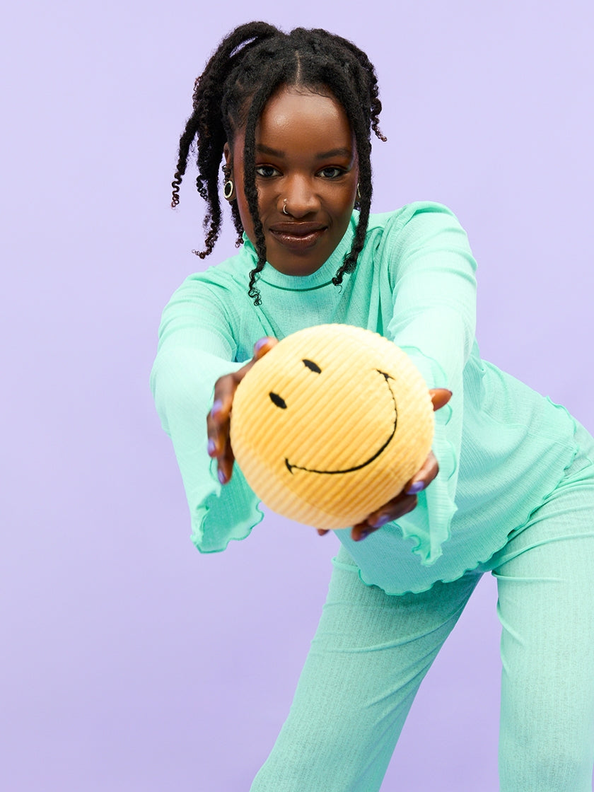 Smiley ECO Corduroy - 13 cm - 5" | Yellow