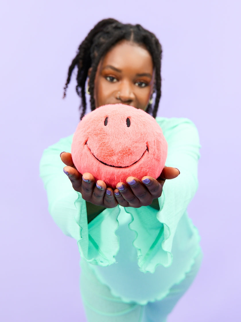 Smiley ECO Fuzzy - 13 cm - 5" | Bright Coral