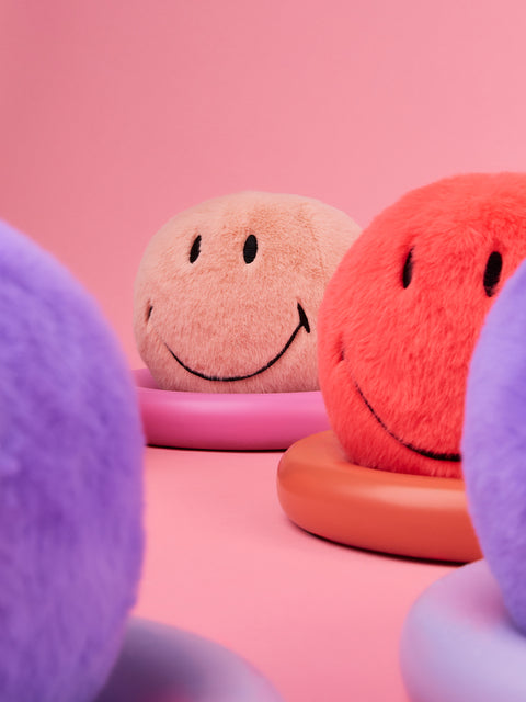 Smiley ECO Fuzzy - 13 cm - 5" | Pink