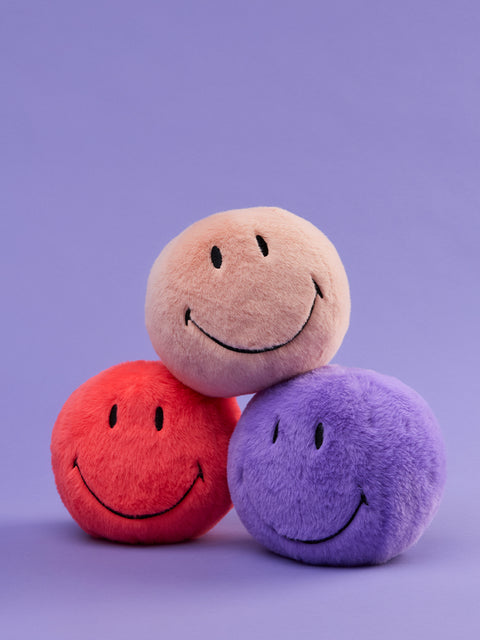 Smiley ECO Fuzzy - 13 cm - 5" | Pink