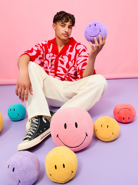 Smiley ECO Fuzzy - 13 cm - 5" | Bright Purple