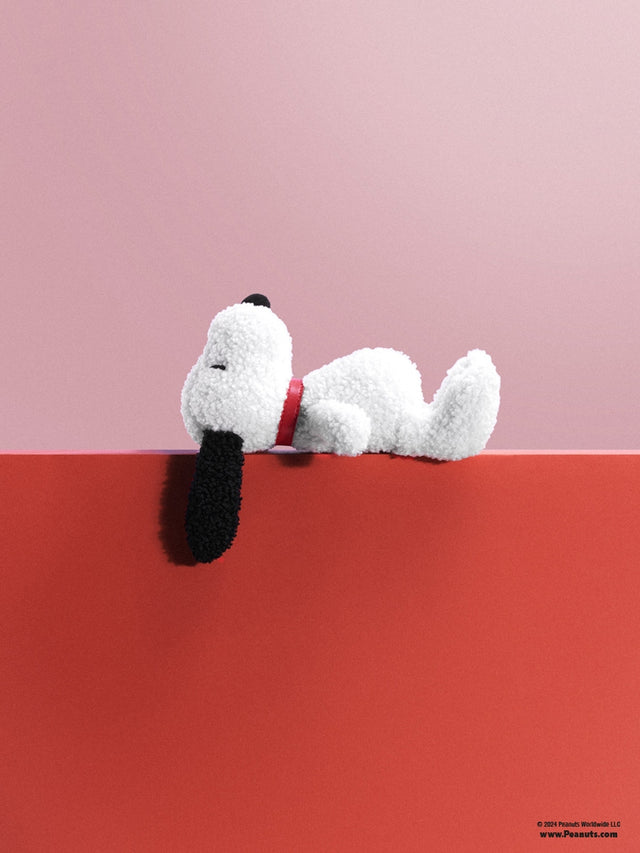 Snoopy Tiny Teddy Keyring in Cream (4.5cm) by Bon Ton Toys